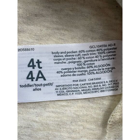 Carter’s Boys 4T Walrus Bear Long Sleeve Tee - Picture 5 of 8